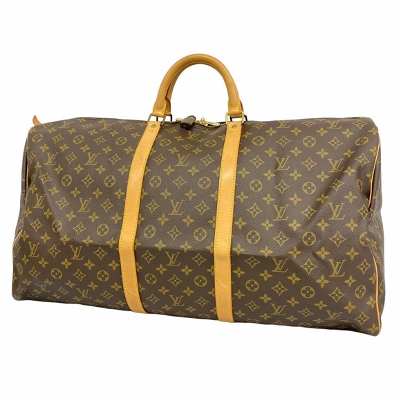 Louis Vuitton Keepall Monogram Bag Brown Boston - Picture 1 of 9